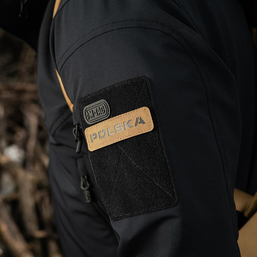 M-Tac - Нашивка - Польща 25х80 - Laser Cut - Чорний || Coyote - 51004105 - Нашивки