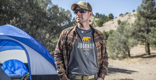 Футболки - Helikon - Футболка Journey to Perfection - бавовна - Shadow Grey - TS-JTP-CO-35