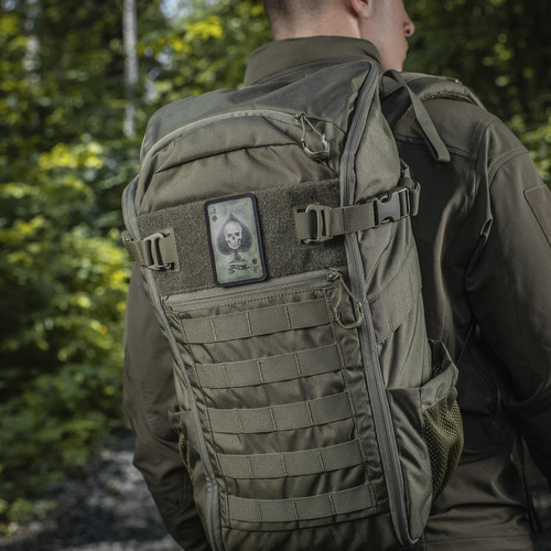 Нашивки - M-Tac - Нашивка Ace of Spades - Morale Patch - Ranger Green / Czarna - 51101023