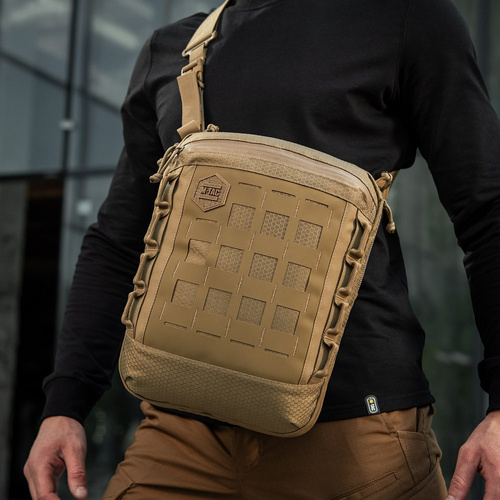 M-Tac - Сумка через плече Laser Cut Hex - Cordura - Coyote - 10241005 - Сумки - Рюкзаки