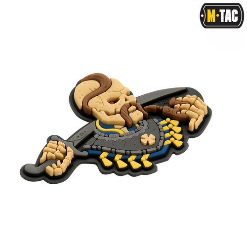 Нашивки - M-Tac - 3D нашивка - Больше времени, чтобы не умереть - Жёлтый/Синий - 51160000