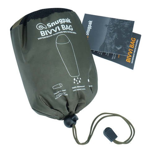 Спальные мешки - Snugpak - Водонепроницаемый чехол для спального мешка Bivvi Bag - 228 x 85 x 65 см - Олива - 10113100217