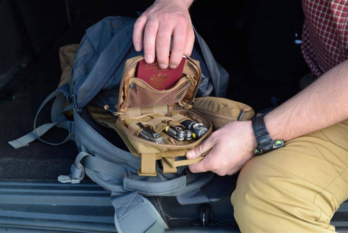 Снаряжение - Helikon - Вставка на липучку MOLLE Adapter 2 - Cordura - Shadow Grey - IN-MA2-CD-35 - Остальные чехлы