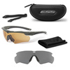 ESS - Crossbow Ballistic Glasses - 2LS - Anti-Fog - Hi-Def Bronze &amp; Smoke Gray - EE9007-21
