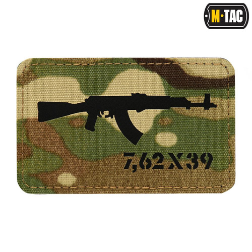 M-Tac - Нарукавна нашивка AKM 7.62x39 Laser Cut - Multicam/Black - 51110802 - Нашивки