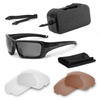 ESS - Rollbar Tactical Subdued Logo Kit Ballistic Glasses - Black - Transparent / Tinted - EE9018-05