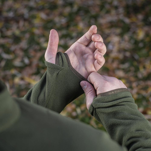 M-Tac - Тактичний флісовий кардиган Delta Polartec Raglan - армійський оливковий - 70022062 - Фліси - Одяг