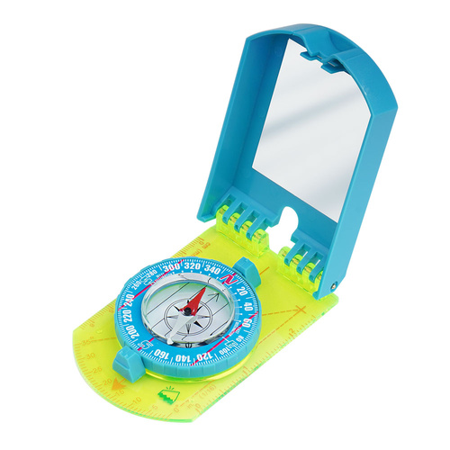 UST - Картографический компас с зеркалом Hi Vis Folding Map Compass - Blue - 1156797 - Компасы