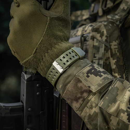 Снаряжение - M-Tac - Тактические часы 2037 - светодиодные - 5 ATM - Зелёный - 50007001 - Часы