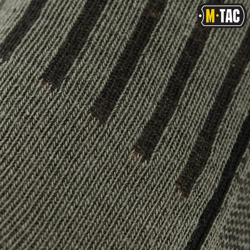 Одяг - M-Tac - Легкі трекінгові шкарпетки Mk.3 - оливкові - 30903001 - Шкарпетки