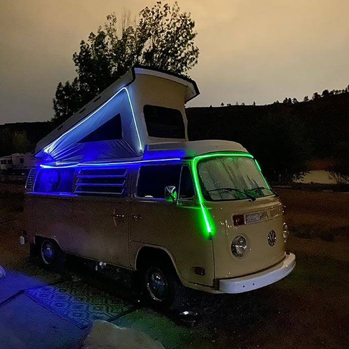 Nite Ize - Гибкий светодиодный фонарь с Radiant® Rechargeable ShineLine™ - зеленый - RSLR3-17-R8 - Туристические фонари