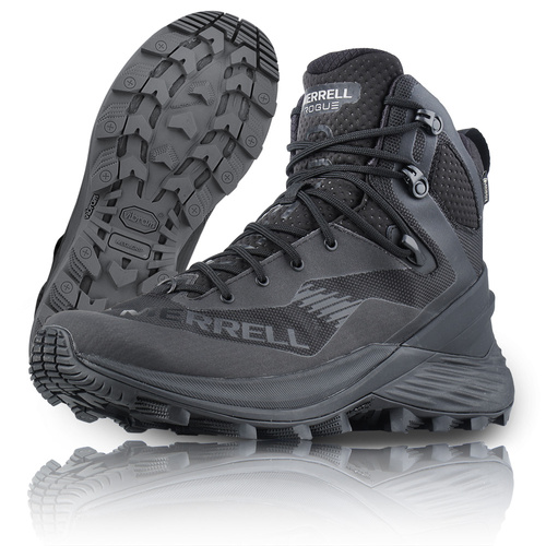 Merrell - Тактичні черевики Rogue Tactical GTX - Середні - Gore-Tex - Підошва Vibram - Чорний - J005251 - Берци