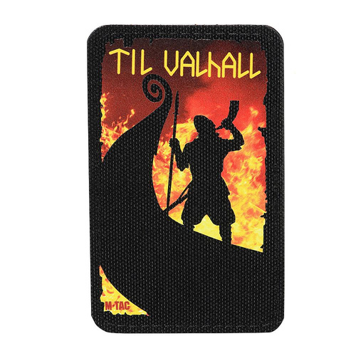 M-Tac - Нашивка Til Valhall Patch - Morale Patch - Black - 51304002 - Нашивки
