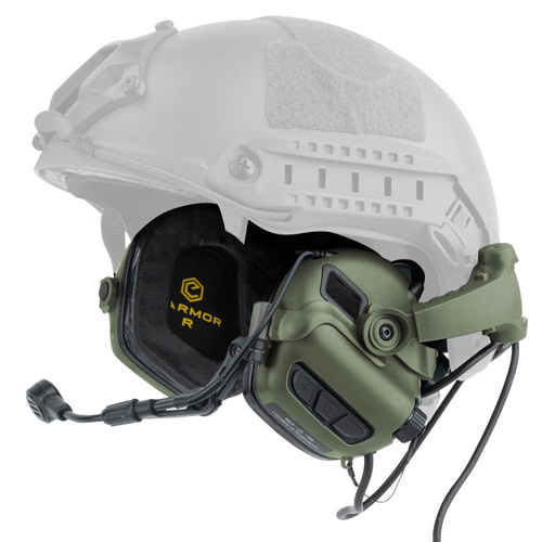 Earmor - Гарнітура для шоломів M32X Mark 3 - Foliage Green - M32X-FG-MARK3 - Рації