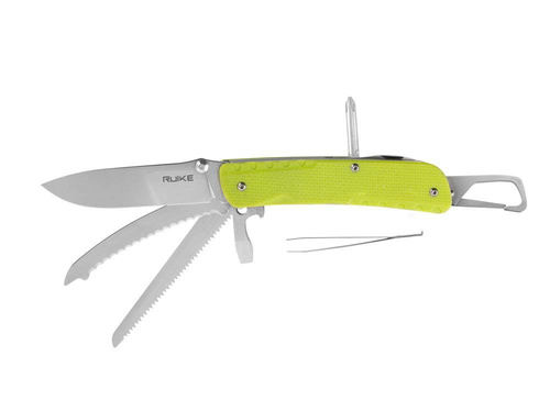 Ruike - Многофункциональный карманный нож LD43 - 12 инструментов - зеленый - 340-019 - Мультитулы