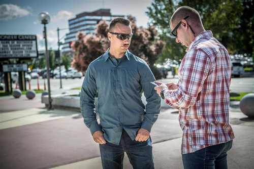 Helikon - Рубашка TRIP Nylon Blend - Indigo Plaid - KO-TRI-NB-P8