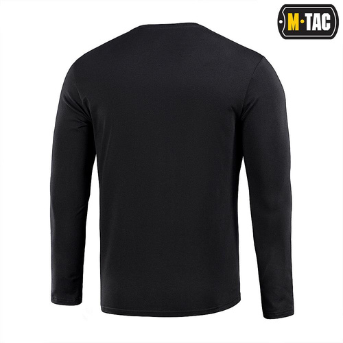 Одяг - M-Tac - Тактична кофта з довгим рукавом - чорний - 20067002 - Бойові сорочки