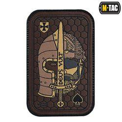 M-Tac - Нашивка Morale Patch Deus Vult Ace - Żakard - Coyote - 51117005
