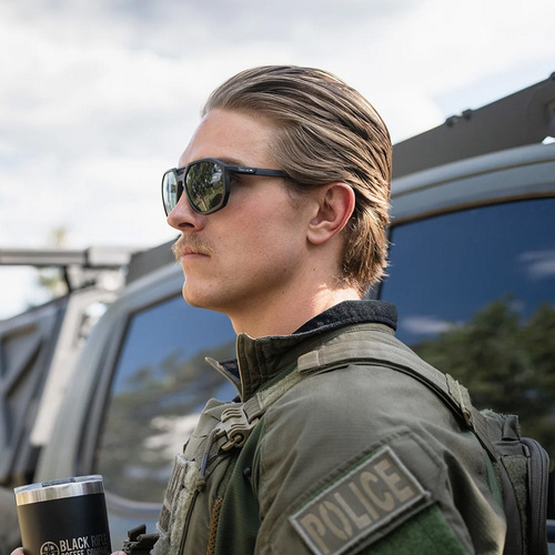 Засоби захисту - Bolle Safety - Окуляри захисні Altus Silver Flash Polarized Lens - чорні - ALTUST50M - Сонцезахисні окуляри