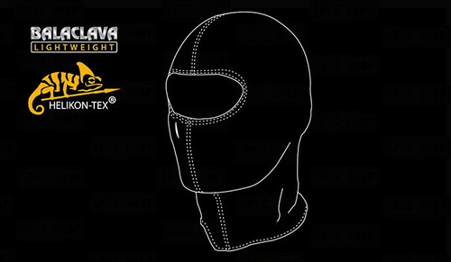 Балаклавы - Helikon - Балаклава Хлопок - Черный - CZ-KO1-CO-01