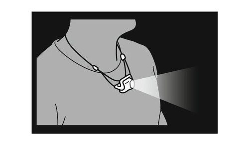 Фонарики - Petzl - Ультралегкий аккумуляторный налобный фонарь BINDI® - черный - E102AA00 - Тактические фонари