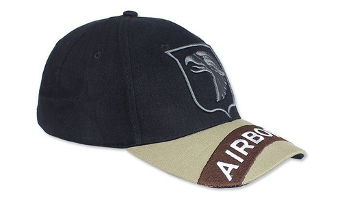 Бейсболки - FOSTEX - Бейсболка AIRBORNE - чорний/хакі - 215162-271