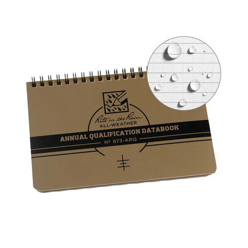 Водонепроникні блокноти - Rite in the Rain - водонепроникний блокнот для стрільби морської піхоти - 973-ARQ