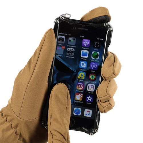 Тактические перчатки - M-Tac - Зимние перчатки Softshell - Coyote - 90010005.