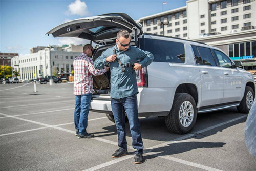 Helikon - Greyman Tactical Jeans Slim® - Denim Blue - SP-GJS-DD-31. - Штани