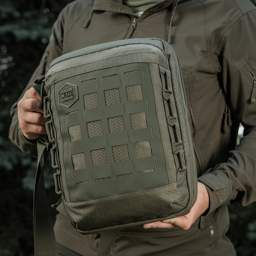 M-Tac - Сумка через плече Laser Cut Hex - Cordura - Ranger Green - 10241023 - Сумки - Рюкзаки