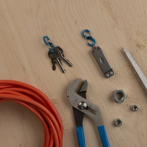 Nite Ize - Алюмінієвий карабін S-Biner® MicroLock® - 2 шт. - Помаранчевий - LSBMA-19-2R6 - Карабины - Туризм