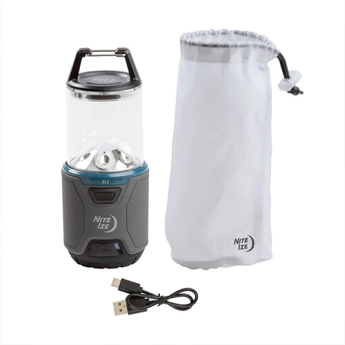 Nite Ize - Radiant® RL3™ PowerSwitch™ Rechargeable Camping Light - 500 lm - Gray / Blue - RL3-03-R8 - Фонарики на аккумуляторе
