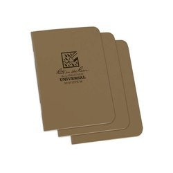 Rite in the Rain - водонепроницаемые блокноты - 3 1/4 x 4 5/8" - 3 шт. - 971TFX-M - Загар