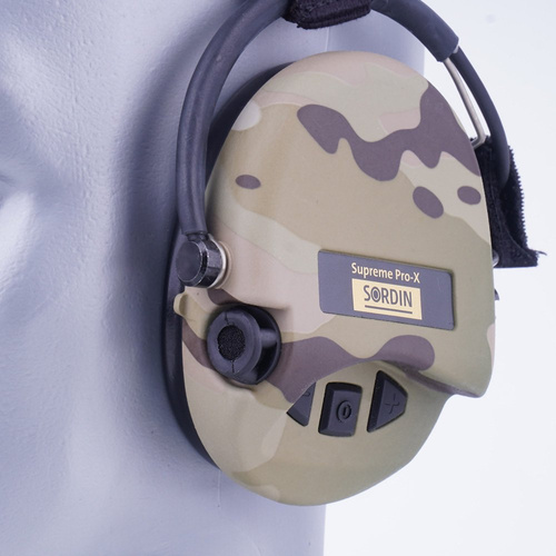 Sordin - Активні протишумні навушники Supreme® Pro-X - Naked - MultiCam - 76302-X-06-S. - Навушники тактичні - Засоби захисту