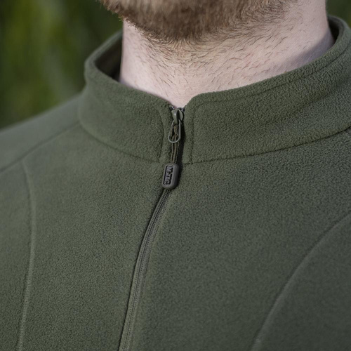 Одежда - M-Tac - Тактический флисовый кардиган Delta Polartec Raglan - Армейская олива - 70022062 - Флисовые куртки