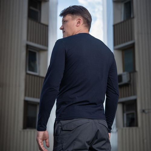 Боевые рубашки - M-Tac - Тактическая кофта с длинным рукавом - Темно-темно-синий - 20067015