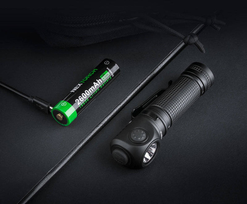 Тактические фонари - NEXTorch - Угловой светодиодный фонарь P10 - 1400 лм - Черный - P10