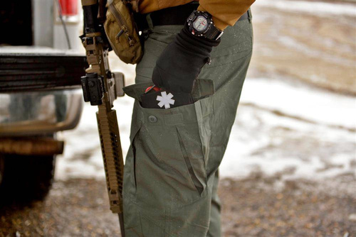 Подсумки медицинские - Helikon - Медицинский карман Med Insert® - Cordura® - Adaptive Green - MO-M04-CD-12