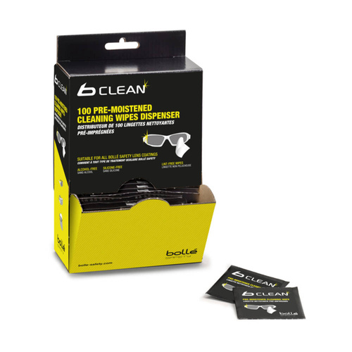 Bolle - B-Clean увлажненные салфетки для чистки очков - 100 штук - PACW100 - Средства ухода