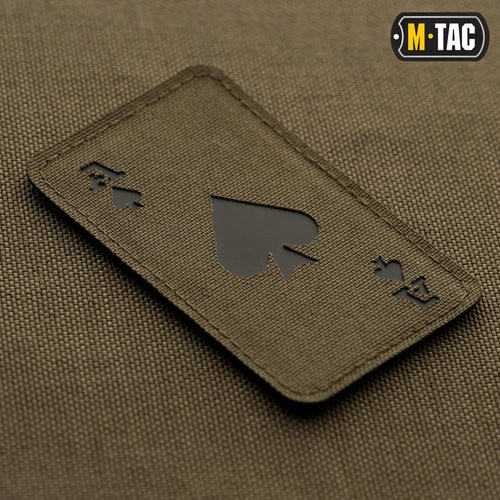 Нашивки - M-Tac - нашивка Ace of Spades - 500D Cordura - Ranger Green / Black - 51109232