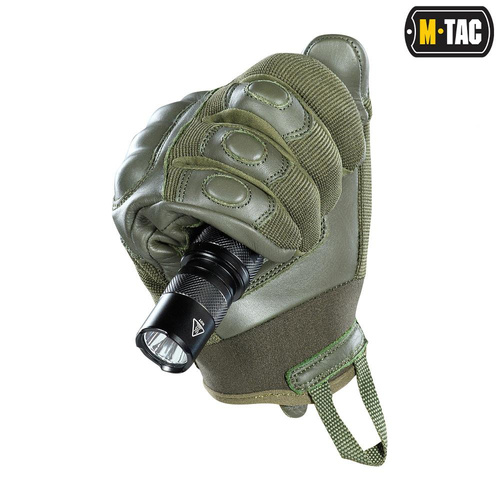 Снаряжение - M-Tac - Тактические перчатки Assault Tactical Gloves Mk.4 - Оливковый - 90204001 - Тактические перчатки