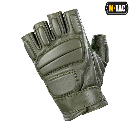 M-Tac - Перчатки без пальцев Assault Tactical Mk.1 - Olive - 90211001 - Тактические перчатки - Снаряжение