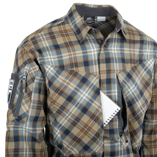 Тактические рубашки - Helikon - Рубашка MBDU Flannel Shirt® - Slate Blue Checkered - KO-MBD-PO-C0