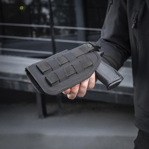 Снаряжение - M-Tac - Кобура универсальная Elite - Левый - Чёрный - 10166002 - Кобуры MOLLE