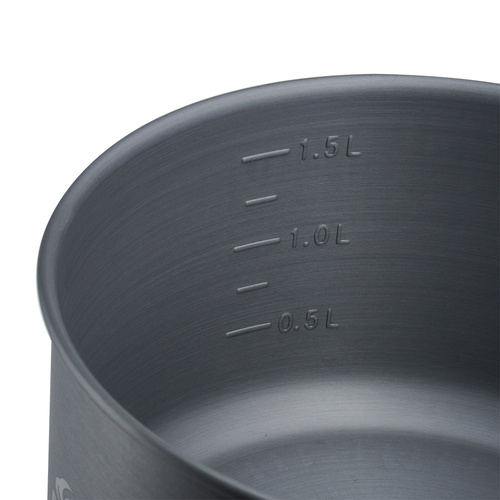 Fire Maple - Туристический котелок 1,5 л - Алюминий - Серый/Оранжевый - FEAST K2-Orange - Котелки - Кемпинг