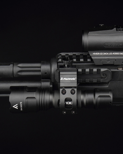 Ліхтарики - Mactronic - Тримач для ліхтаря - Пікатінні - Алюміній - Чорний - RHH0061. - Тактичні ліхтарики