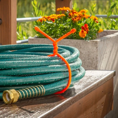 Туризм - Nite Ize - Gear Tie 12" Оригінальна Twist Tie - в двох упаковках - Чорний - GT12-01-2R3 - Паракорд