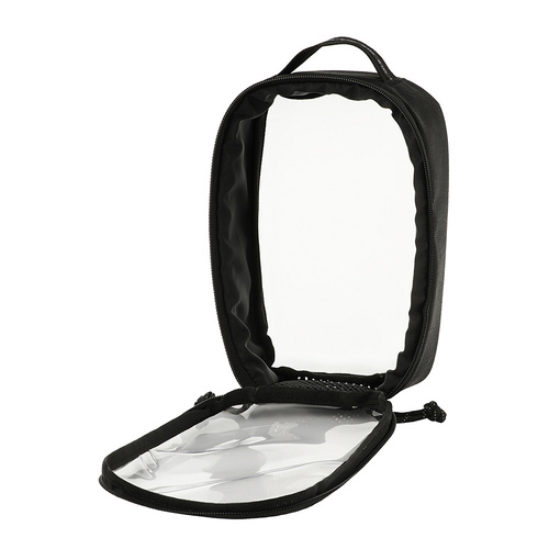 Кемпинг - M-Tac - Органайзер Elite Large Transparent Pocket - 30 x 19 cm - Black - 10147002-L - Органайзеры тактические