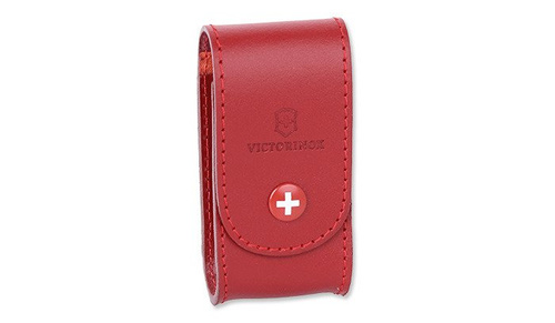 Чохли - Victorinox - Шкіряний чохол для кишенькового ножа - червоний - 4.0521.1