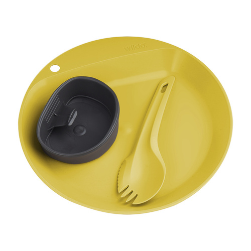 Набори туристичного посуду - Wildo - Набір для кемпінгу Pathfinder - лимонний/темно-сірий - 67433